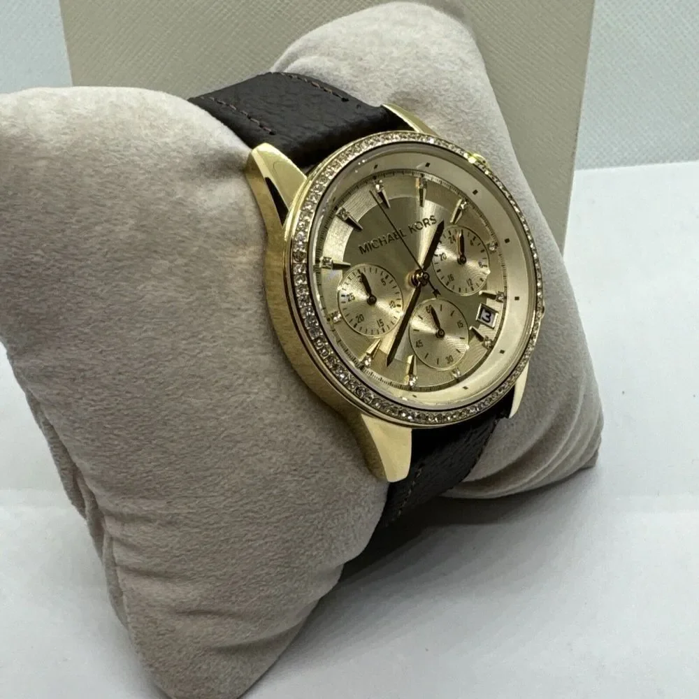Fossil Accomplice FTW1200 Women Brown Strap Analog Dial Hybrid Smartwatch HME358